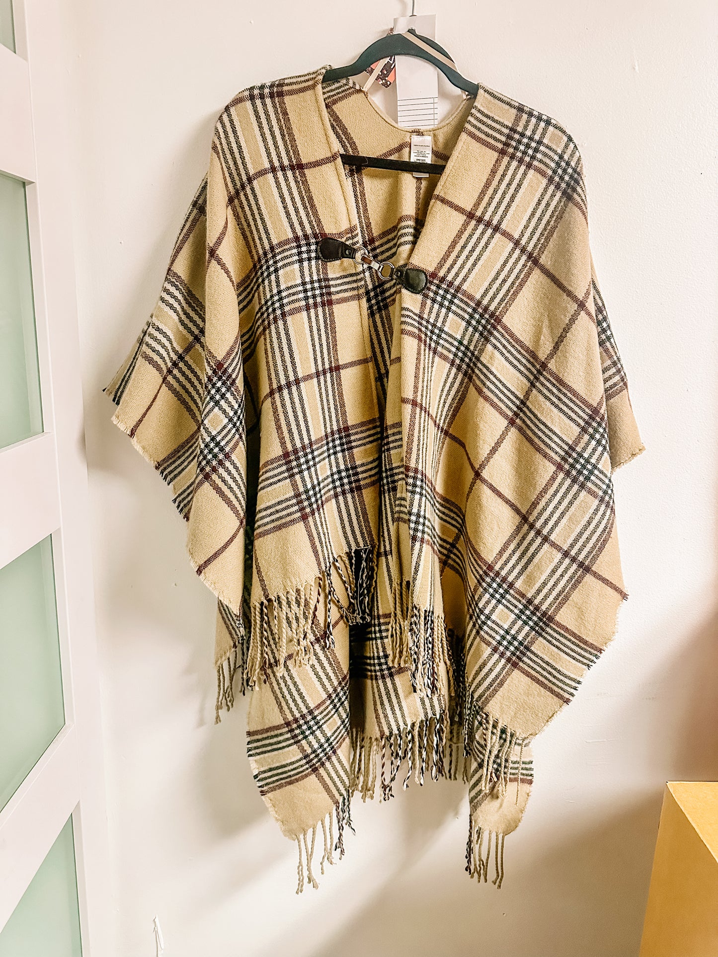 Brown Plaid Shawl