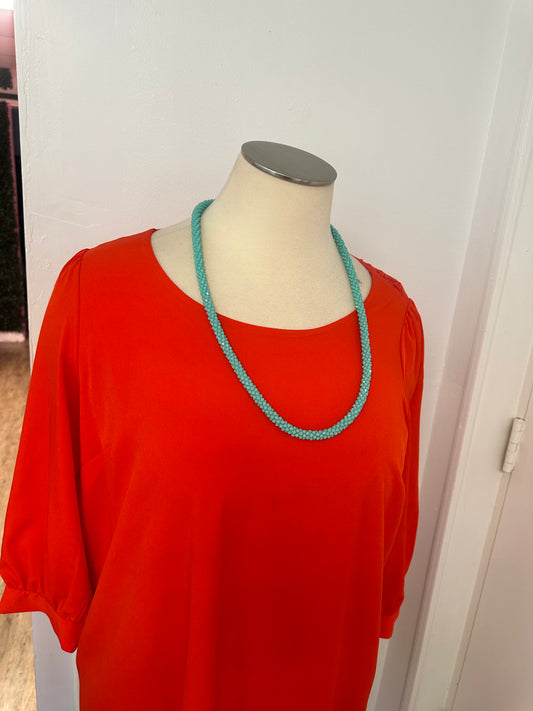 Teal Vibe  Necklace