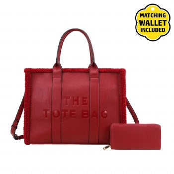 Red Tote - Large Lux Size