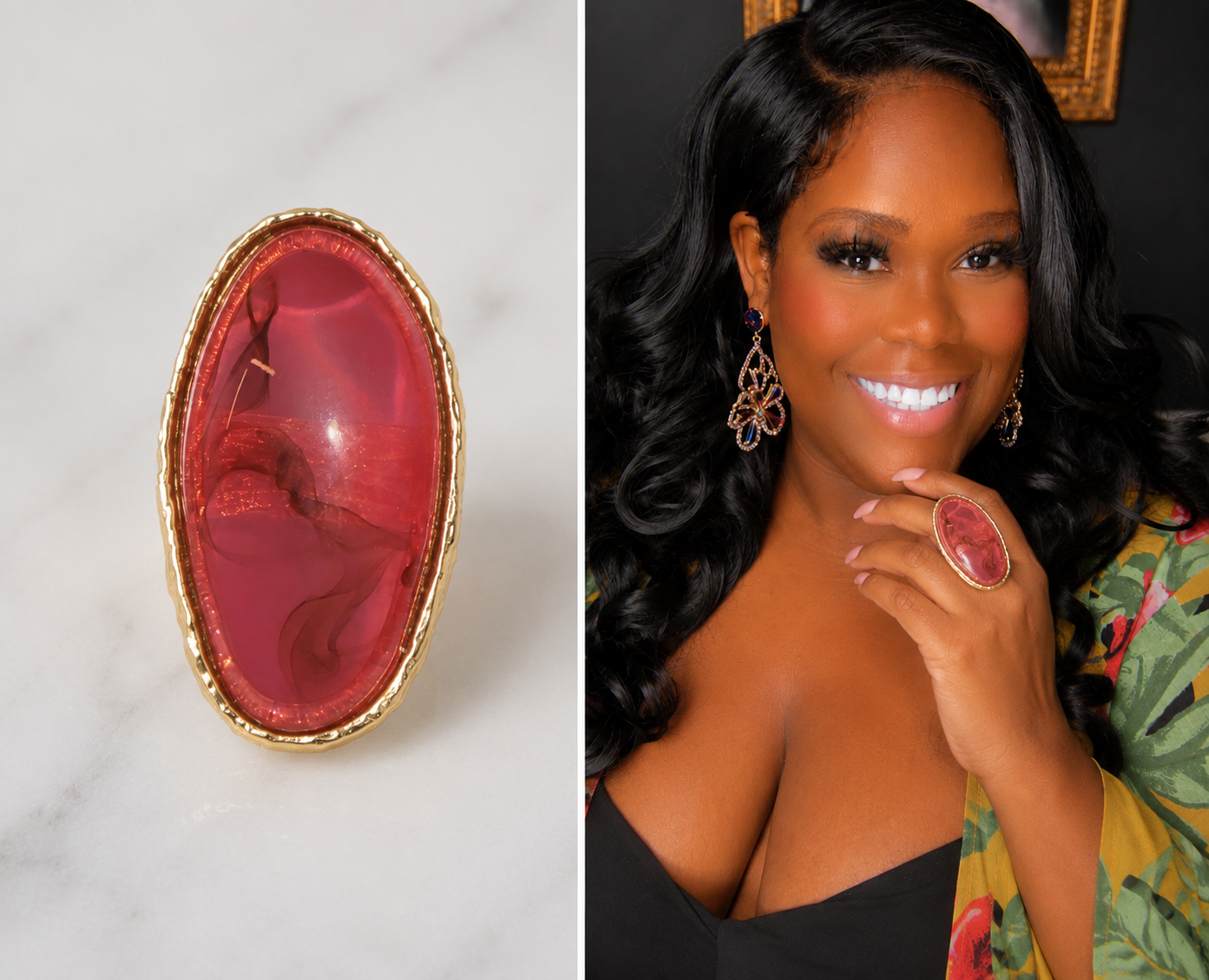 💕 The Rose Royale Statement Ring